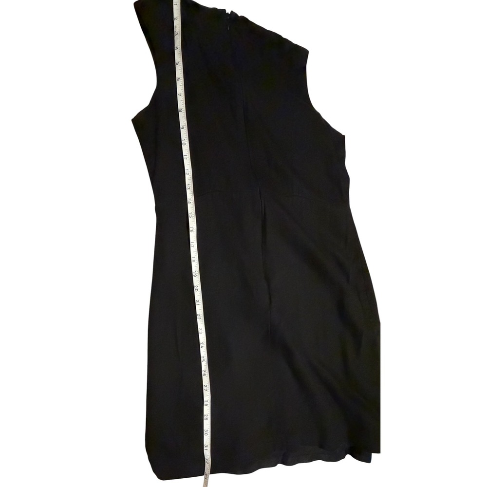 Gap Womens Black Sleeveless Rayon Crepe Shift Dress Size 8 123237-01-1 - Picture 8 of 11